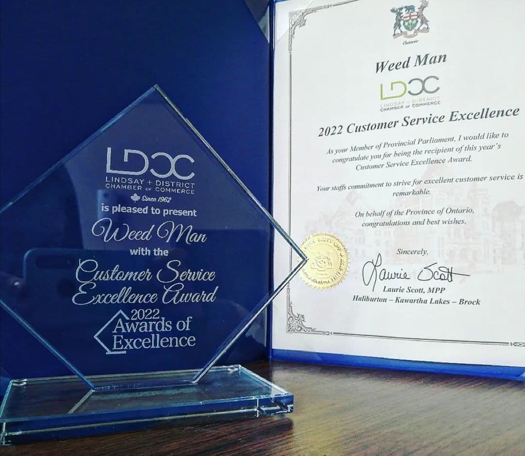 2022 Lindsay & District Chamber of Commerce Customer Service Excellence Award